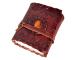 Genuine Handmade Leather Journal Wholesaler Single Stone Antique Design Handmade Diary